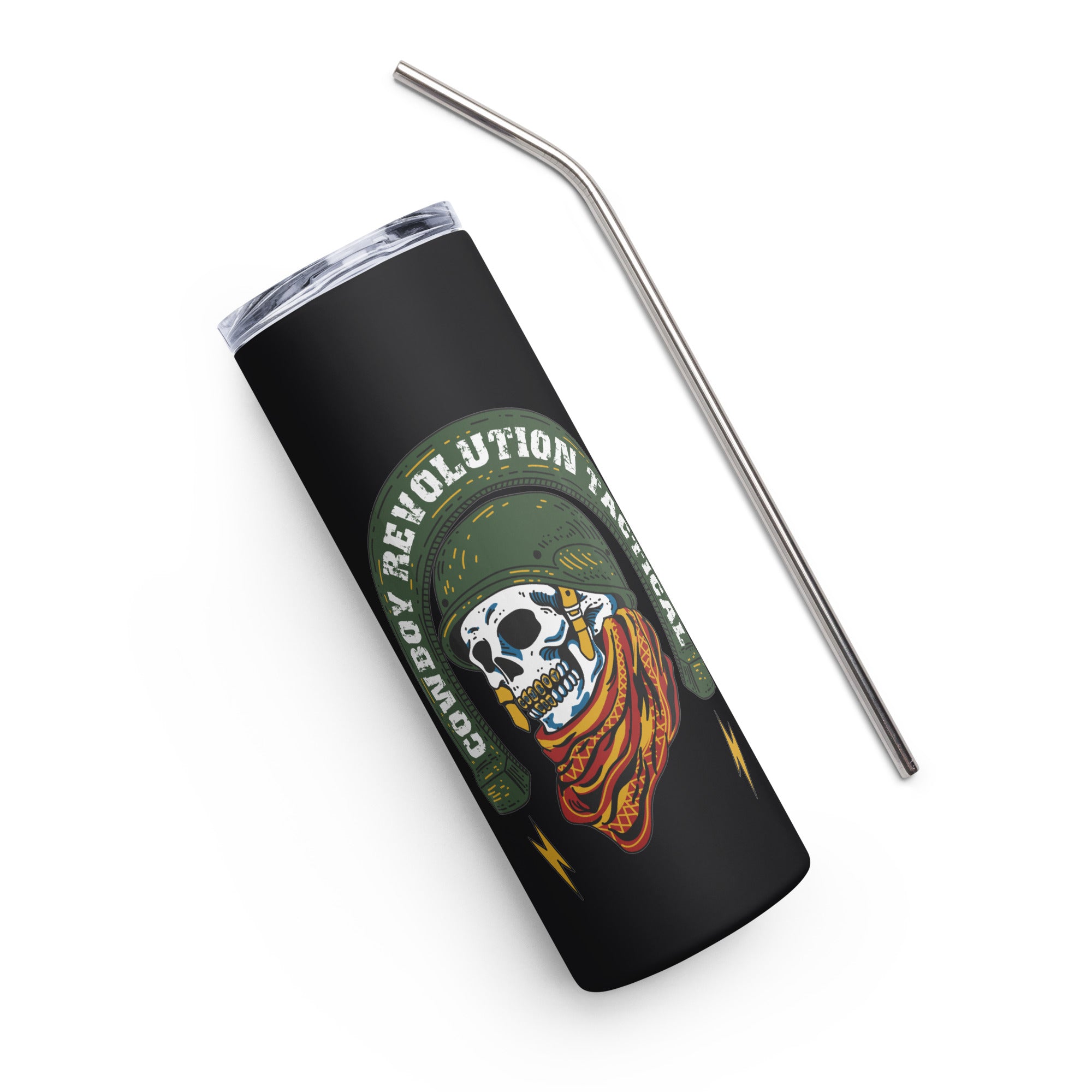 "Cowboy Revolution Tactical" 20 oz. Stainless Steel Tumbler