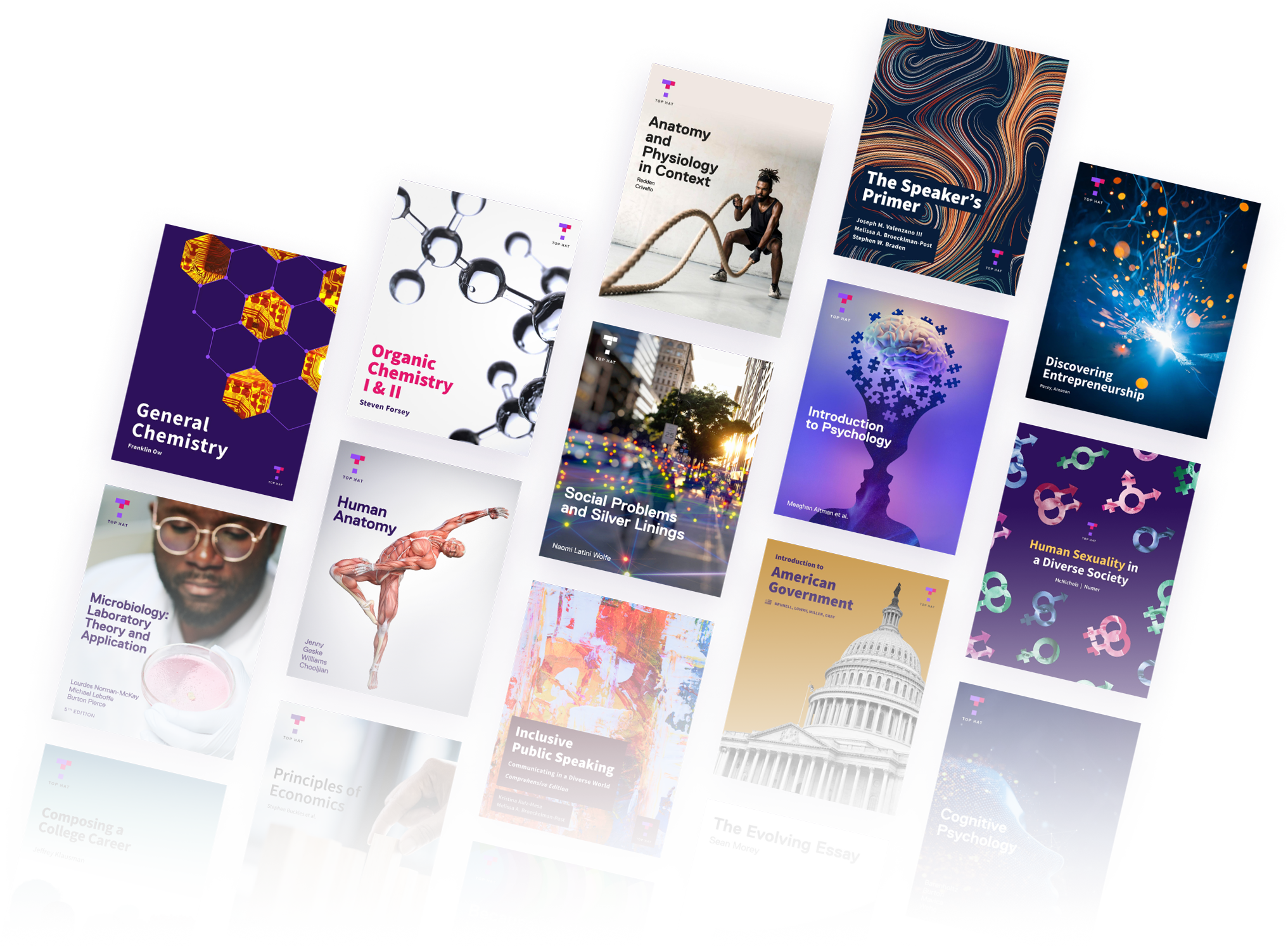 Dynamic Textbook catalog covers